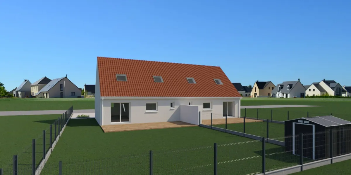 maison neuve RE2020 prête à louer dans l’Audomarois